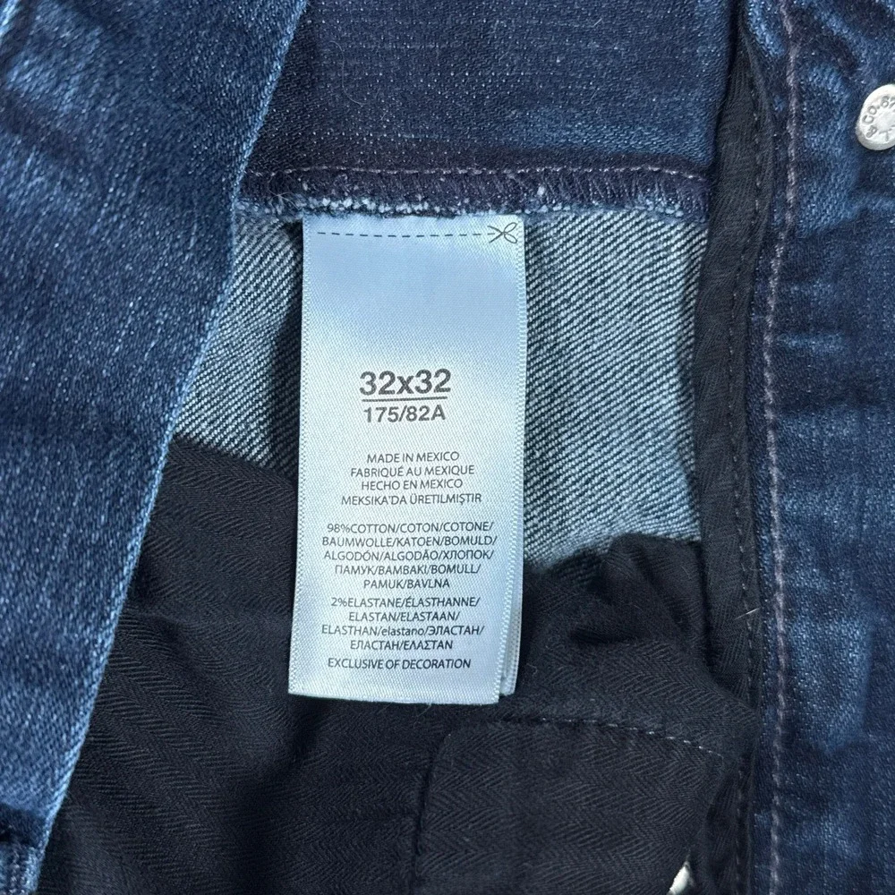 Polo Ralph Lauren Jeans Mens 32x32 Blue Prospect Straight Stretch Denim Dark